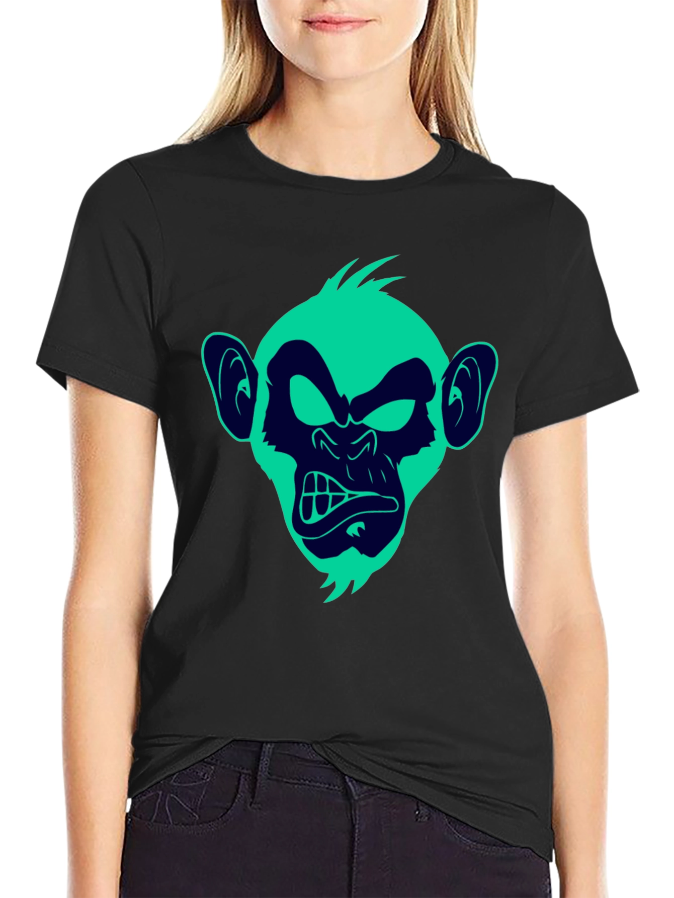 Monkey Graphic T-Shirt - Funky Ape Design