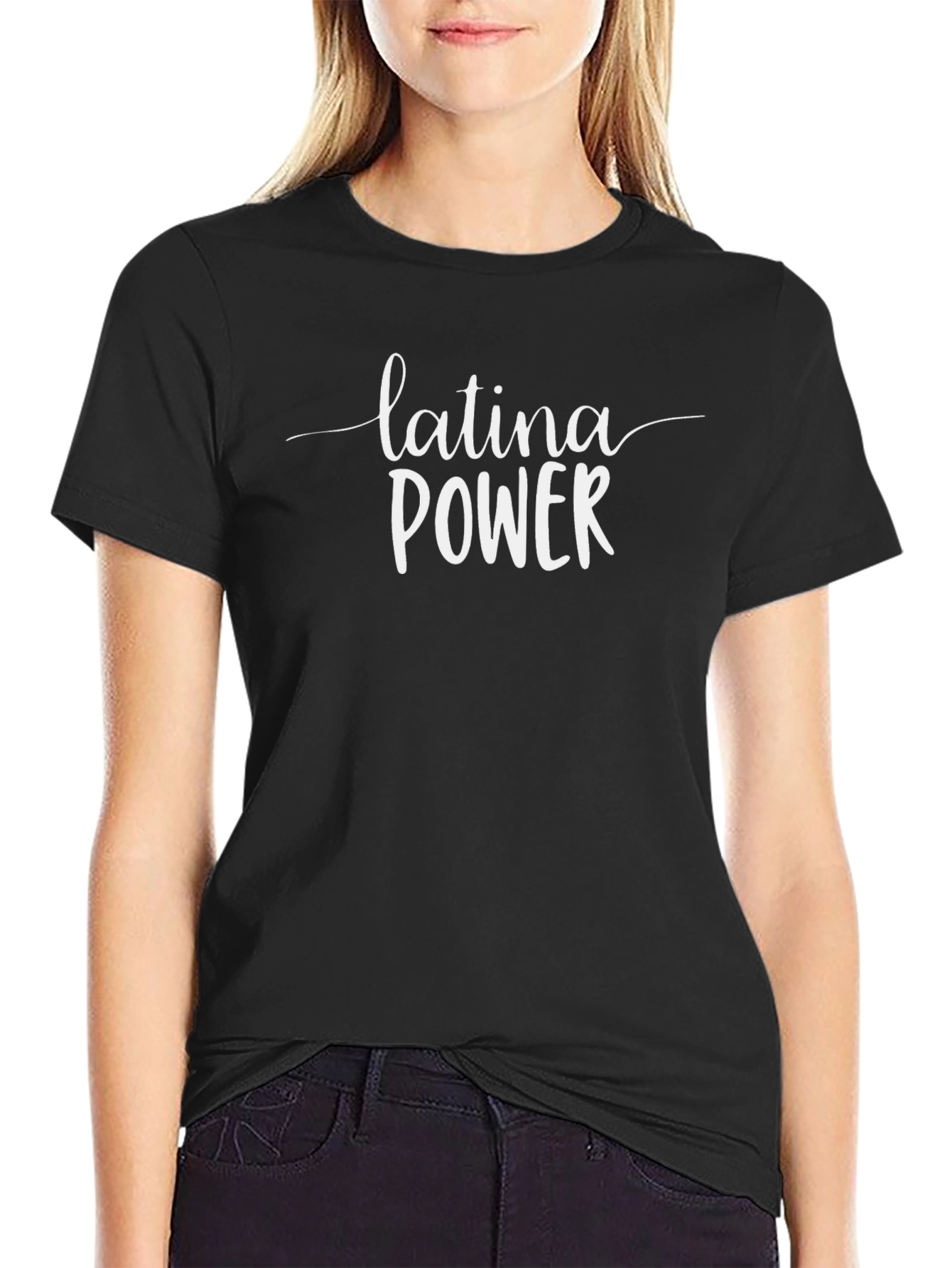 Latina Power Graphic T-Shirt - Empowering Statement Tee