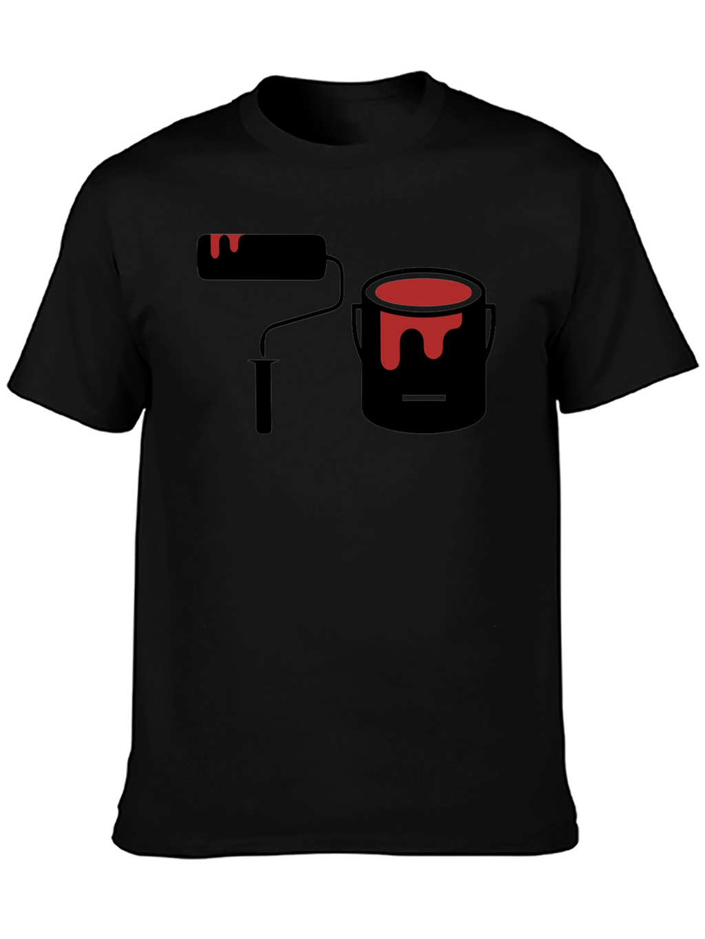 Paint Roller & Bucket Graphic T-Shirt