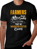 Farmers Know Routes T-Shirt