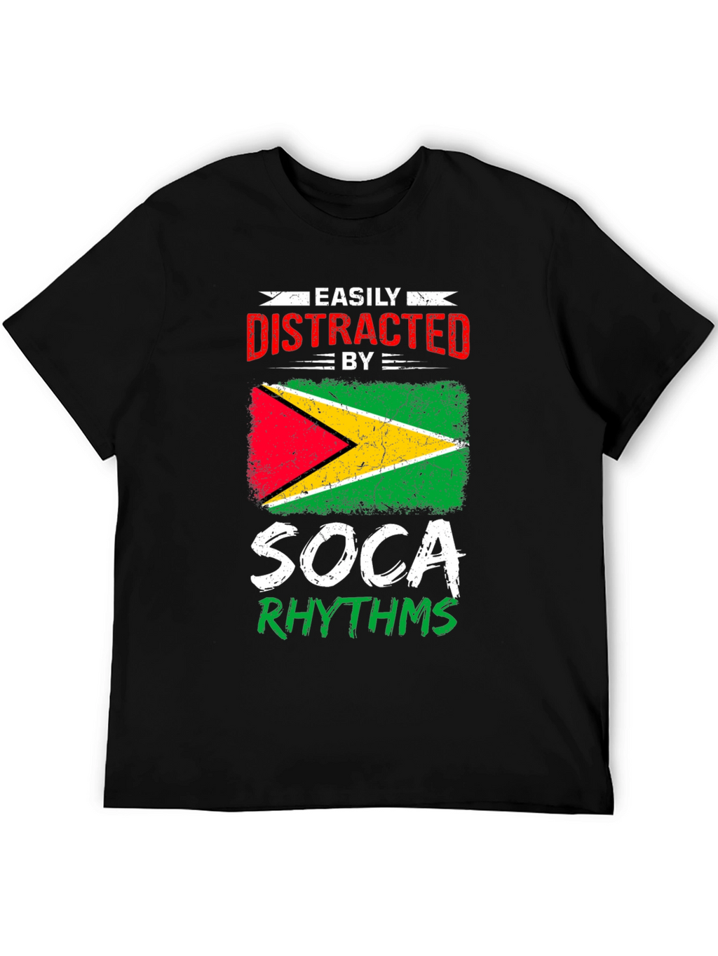 Guyana Flag Soca Rhythms T-Shirt