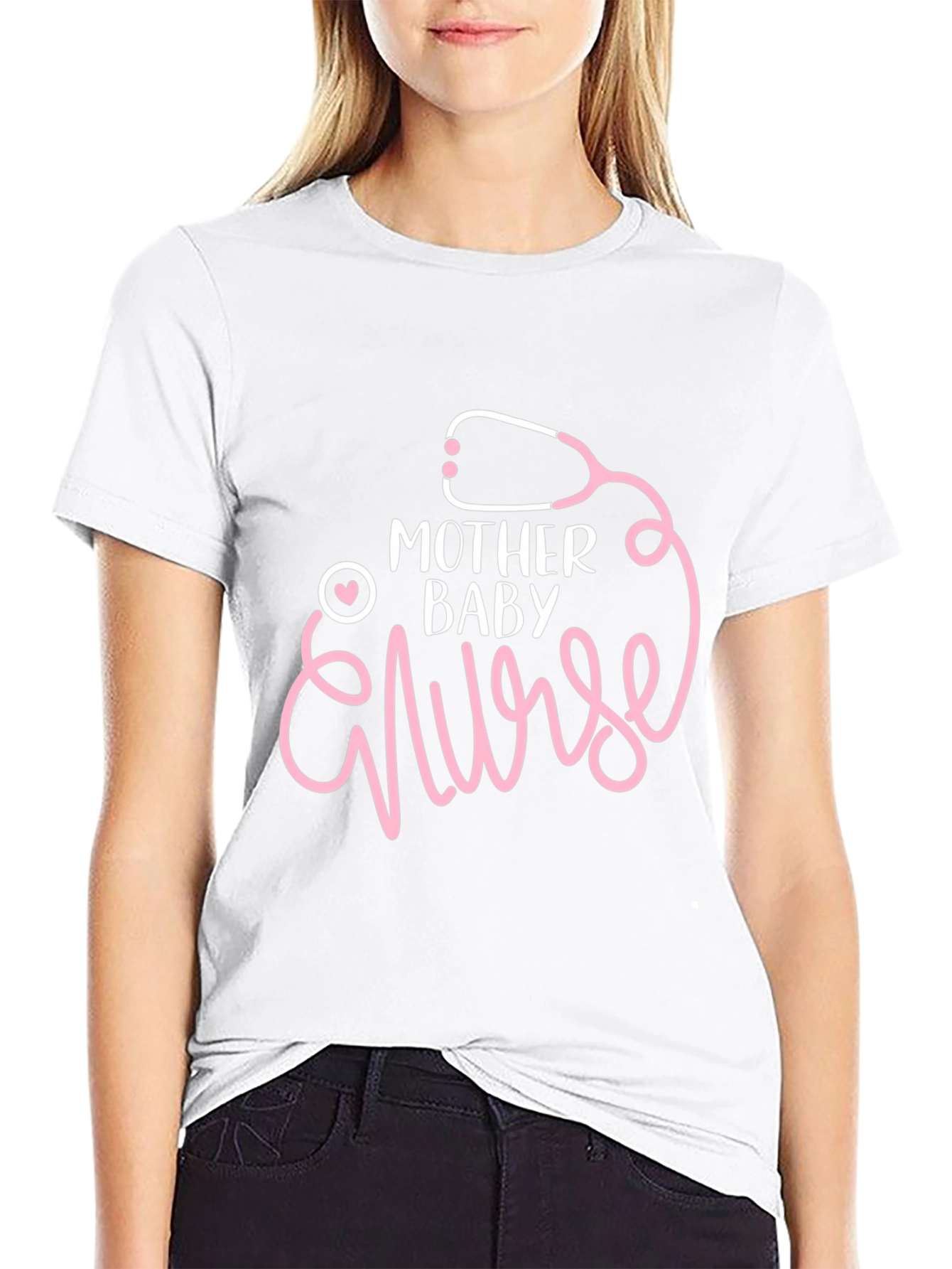 Mother Baby Nurse T-Shirt - Gift for Nurse Mom