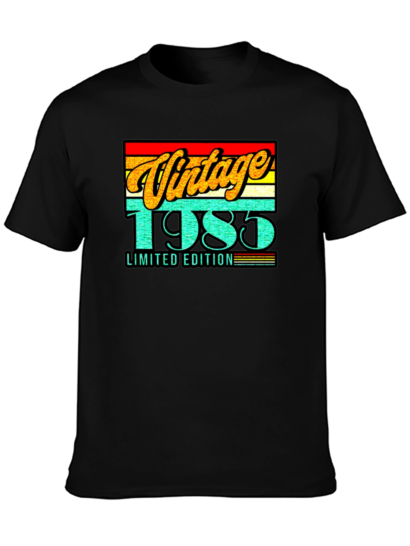 Vintage 1985 Limited Edition Black T-Shirt