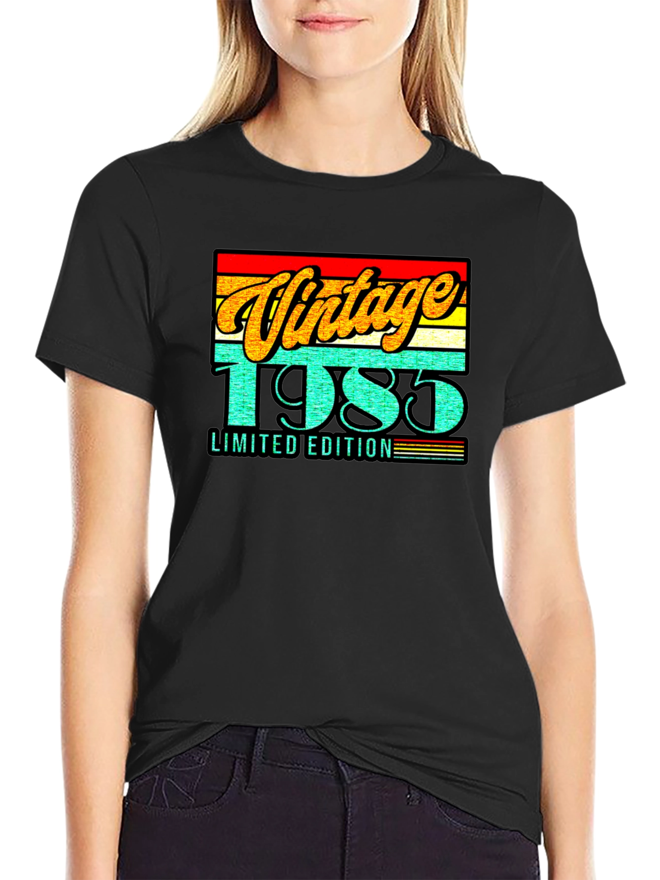 Vintage 1985 Limited Edition Black T-Shirt
