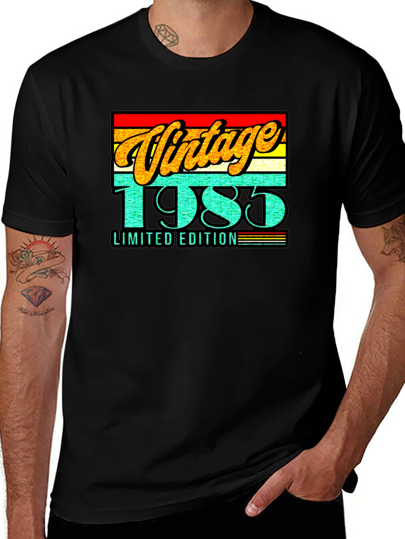 Vintage 1985 Limited Edition Black T-Shirt