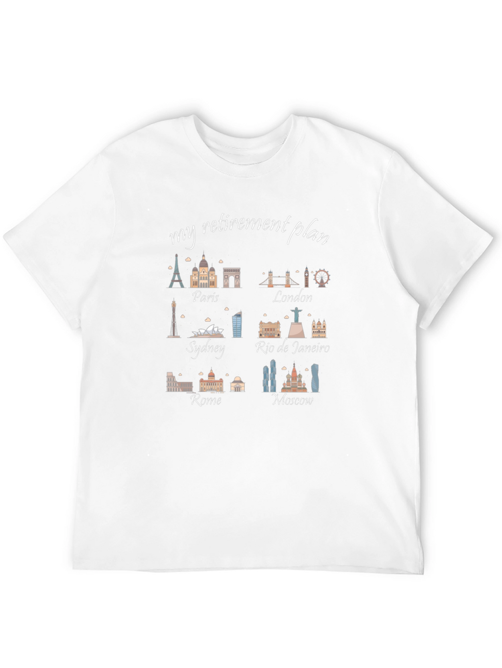 Retirement Plan Travel T-Shirt