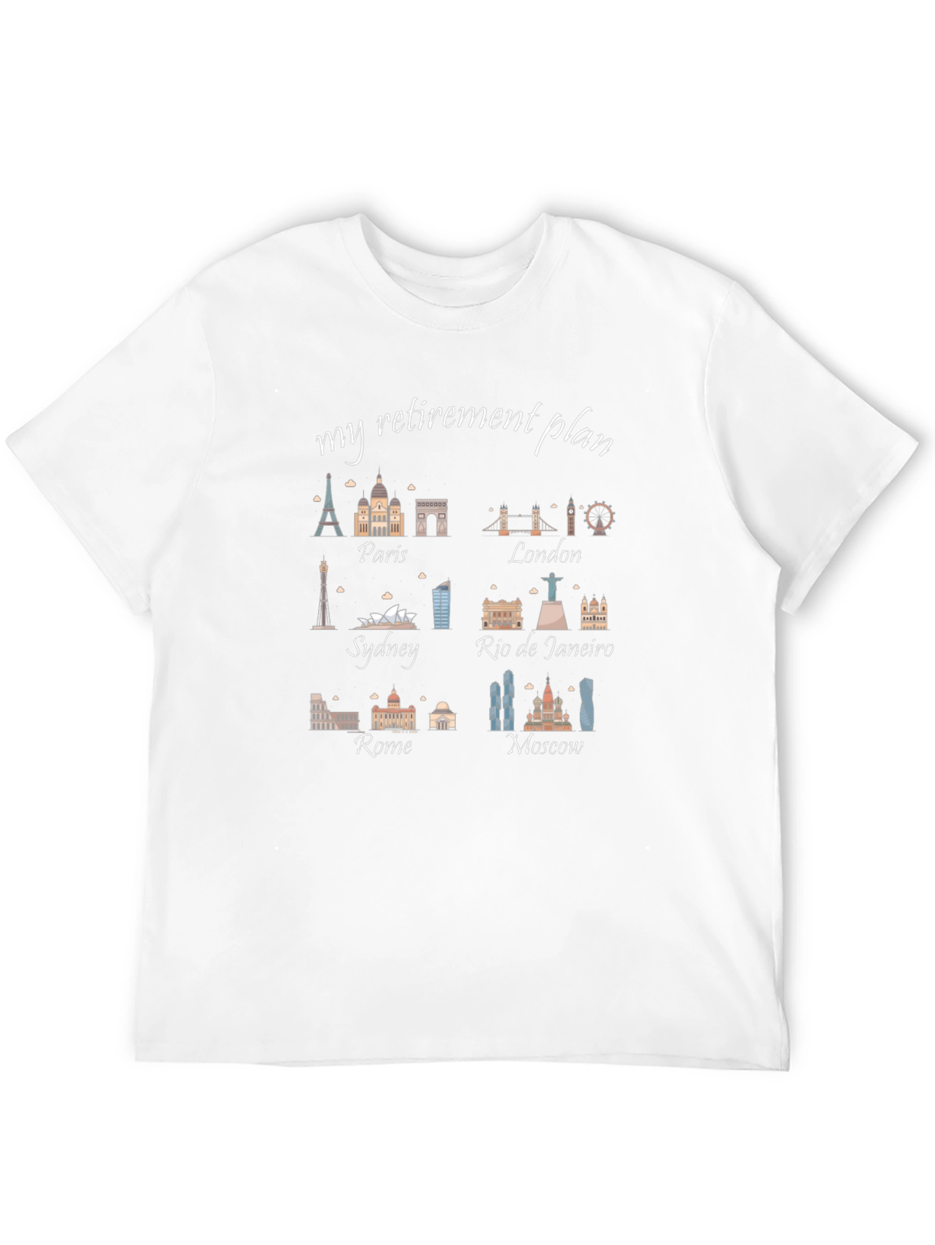 Retirement Plan Travel T-Shirt