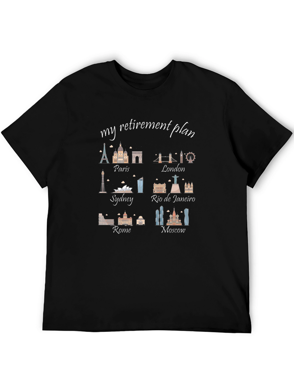 Retirement Plan Travel T-Shirt