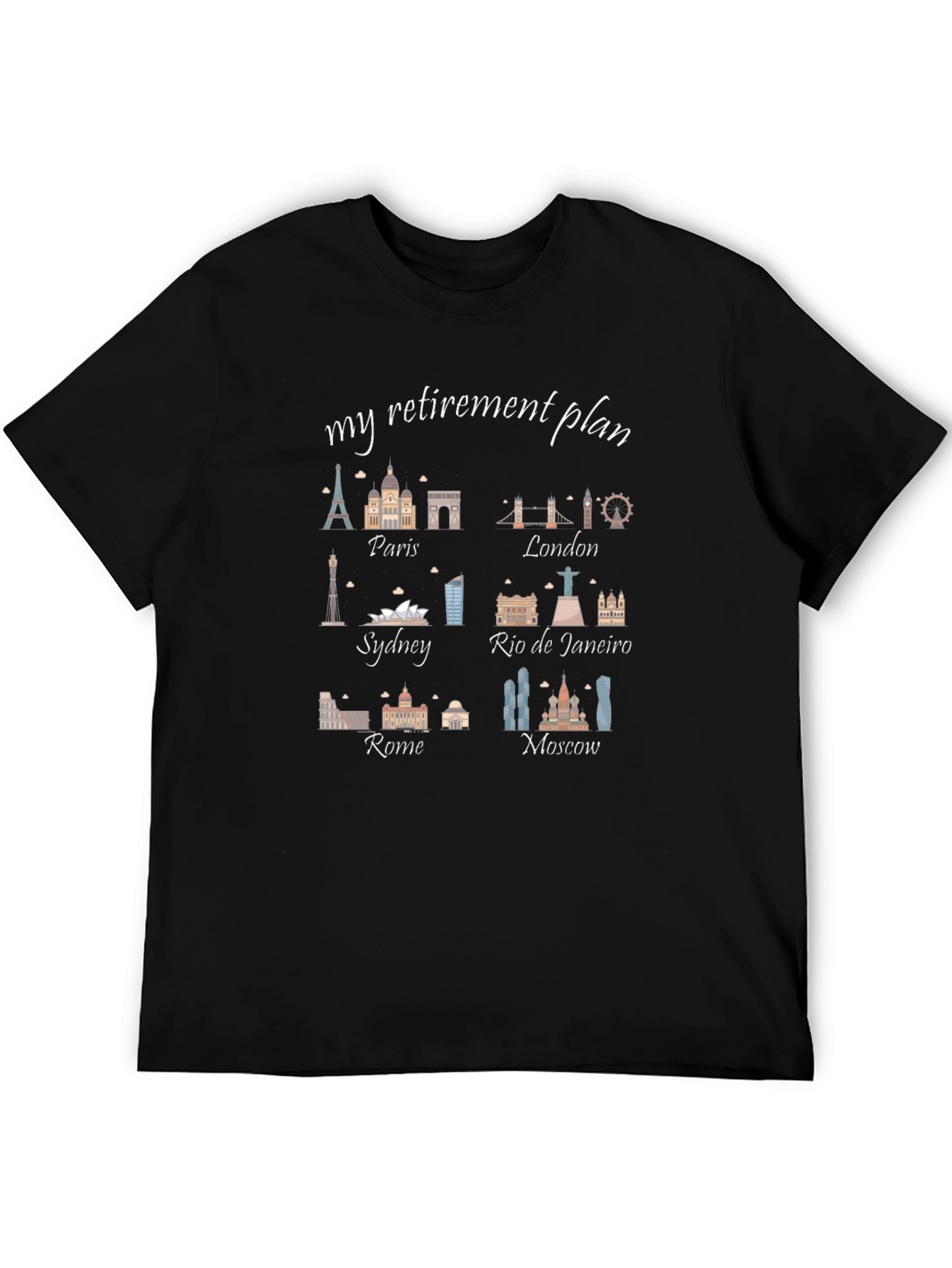 Retirement Plan Travel T-Shirt