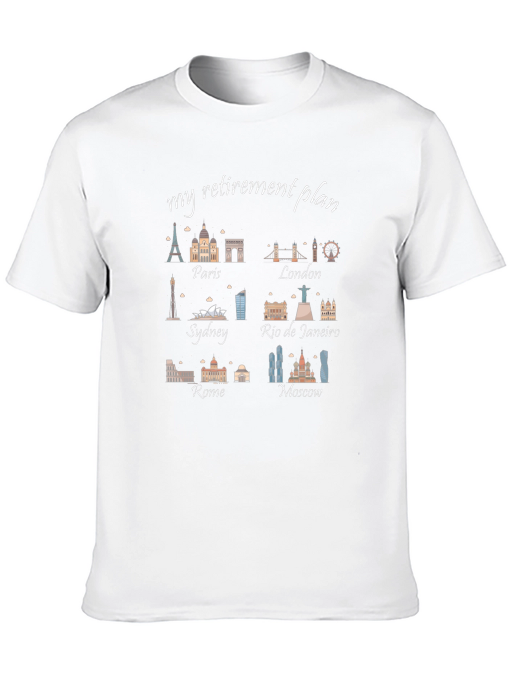 Retirement Plan Travel T-Shirt