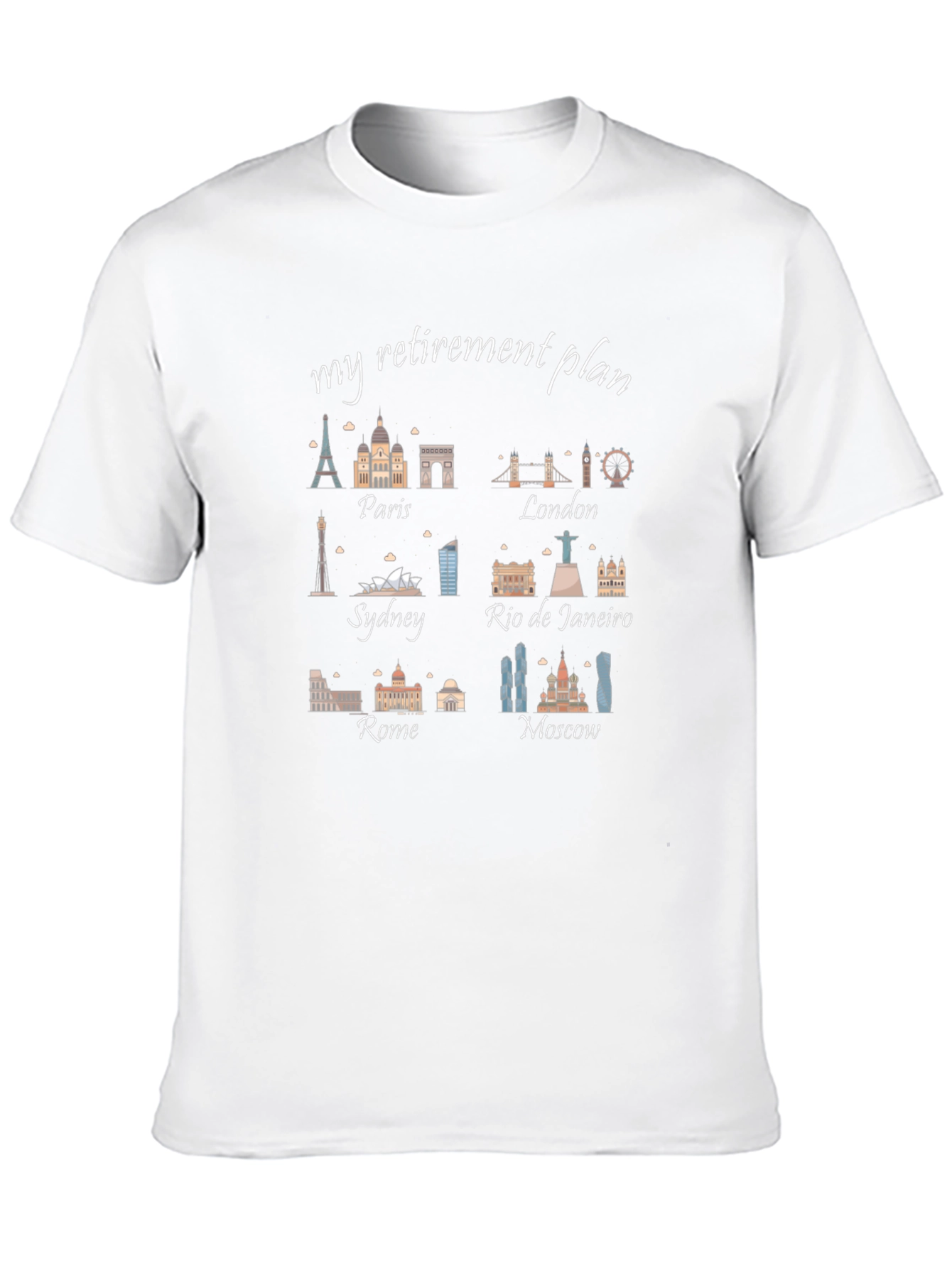 Retirement Plan Travel T-Shirt