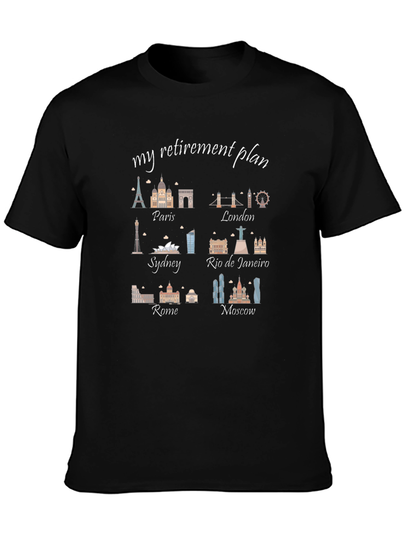 Retirement Plan Travel T-Shirt