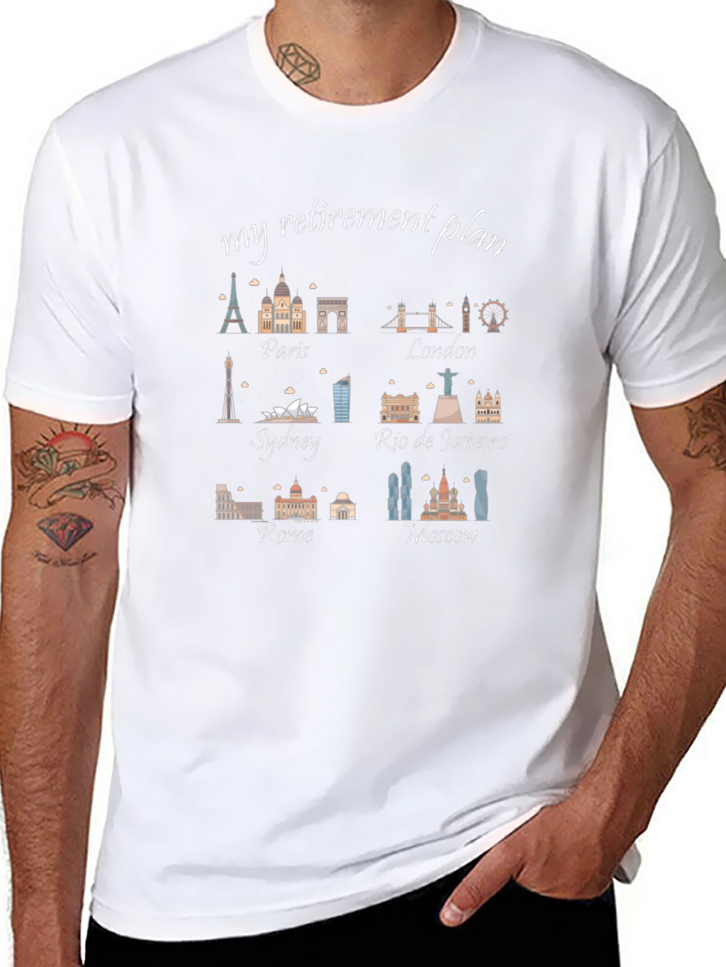 Retirement Plan Travel T-Shirt