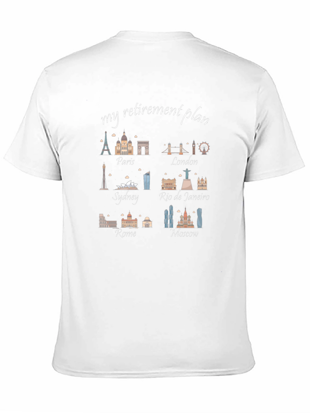 Retirement Plan Travel T-Shirt