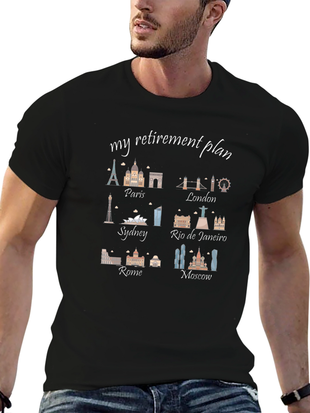 Retirement Plan Travel T-Shirt