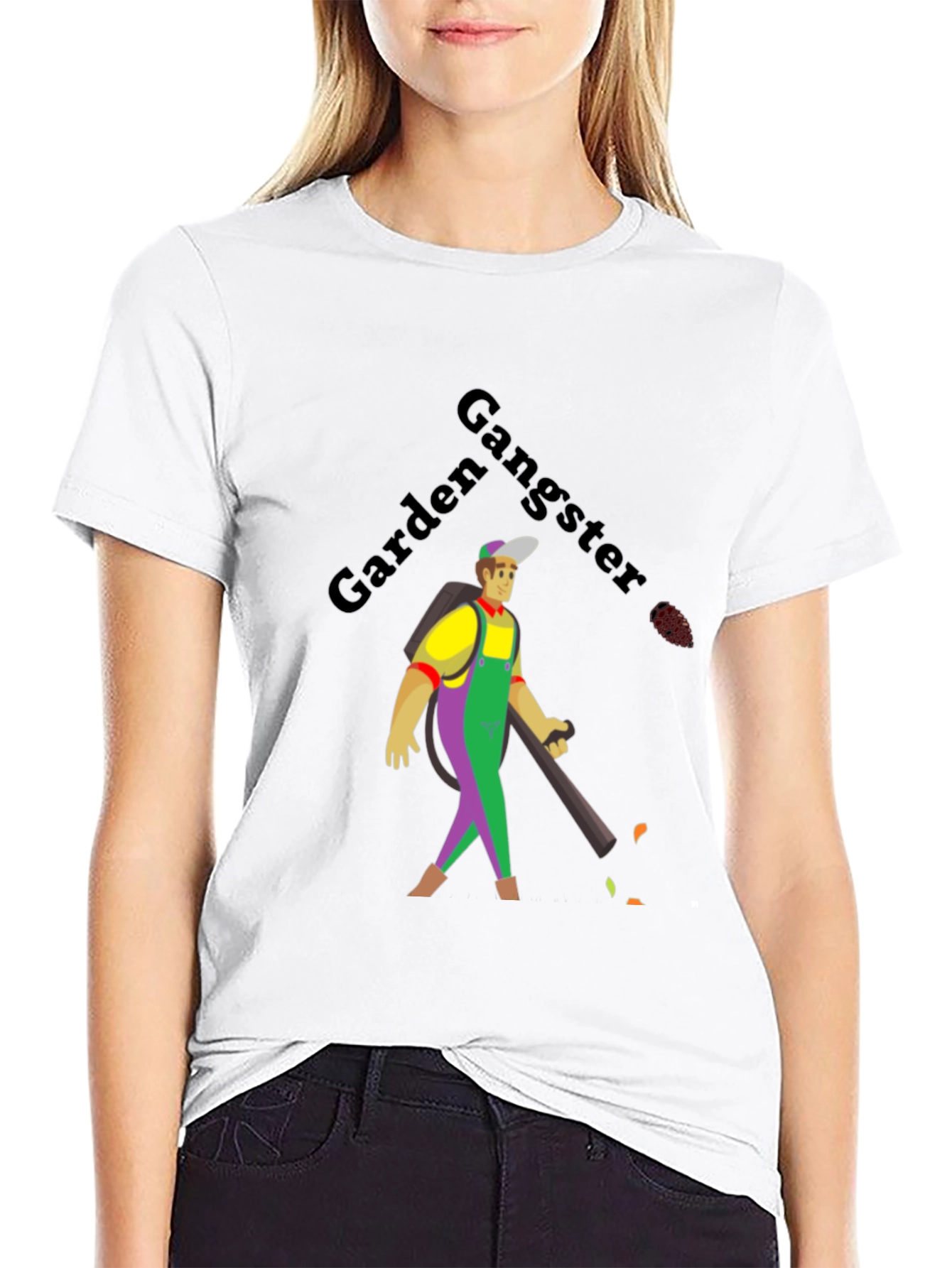 Garden Gangster Graphic Tee - Bold Humor Shirt