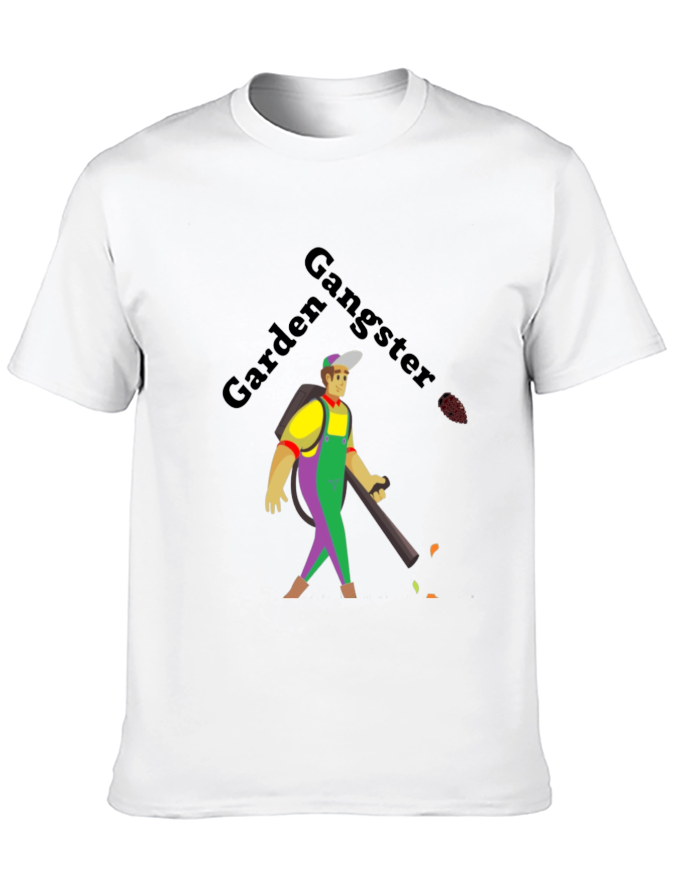 Garden Gangster Graphic Tee - Bold Humor Shirt