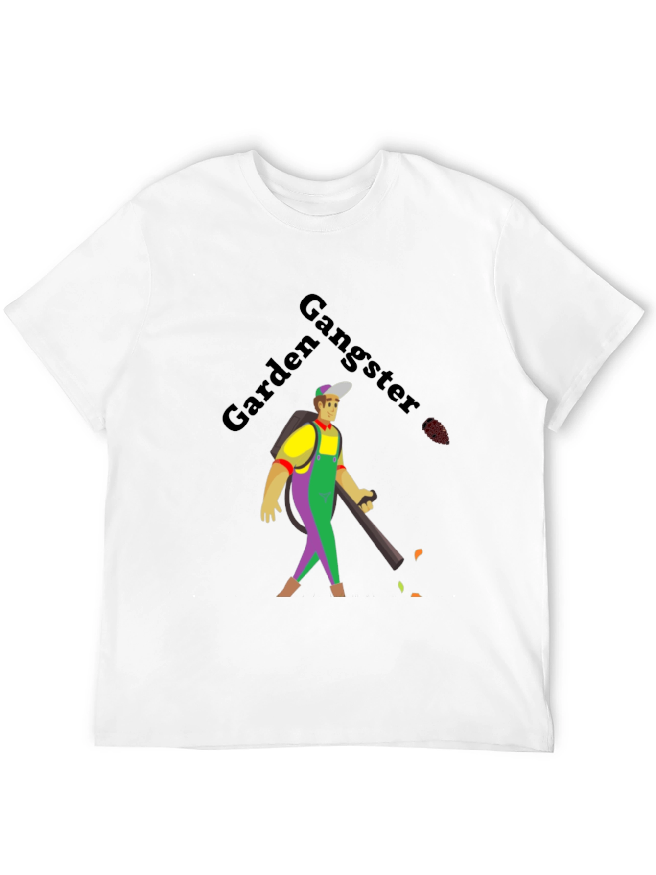 Garden Gangster Graphic Tee - Bold Humor Shirt