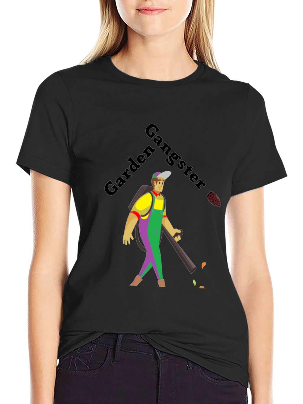 Garden Gangster Graphic Tee - Bold Humor Shirt