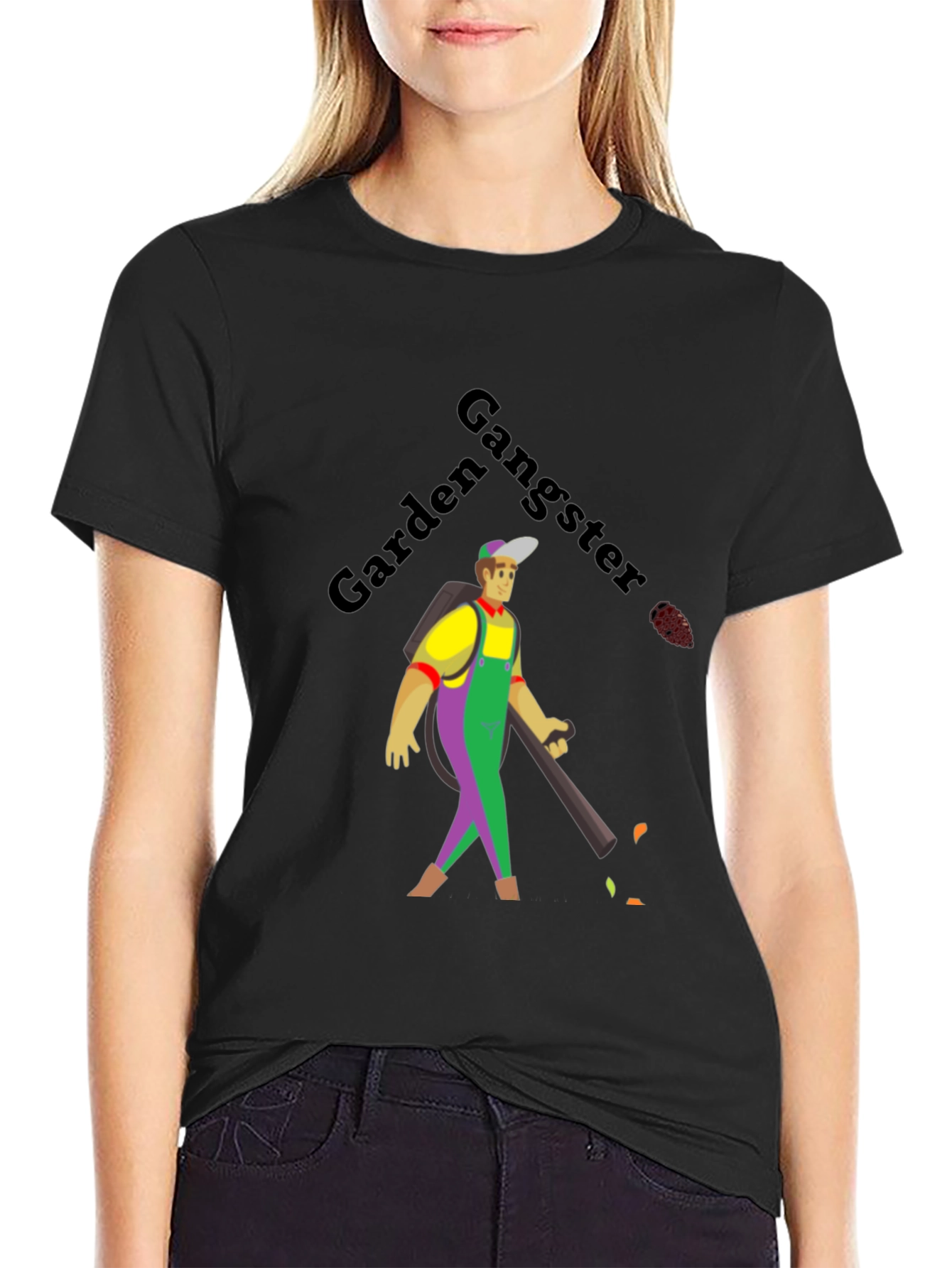 Garden Gangster Graphic Tee - Bold Humor Shirt