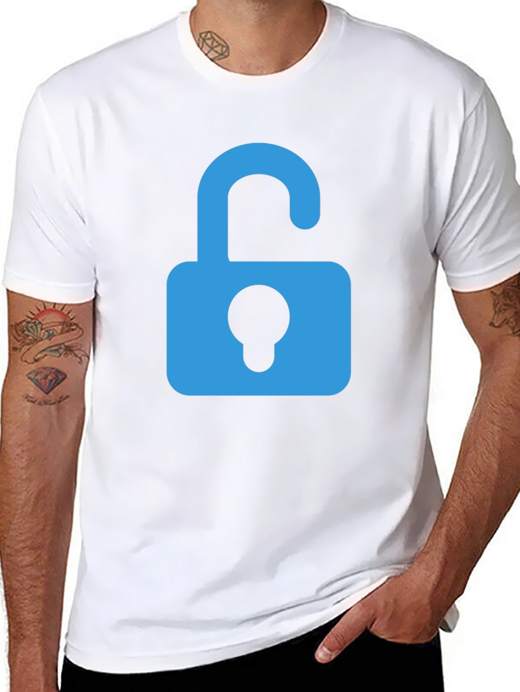Unlock T-Shirt - Modern Graphic Tee