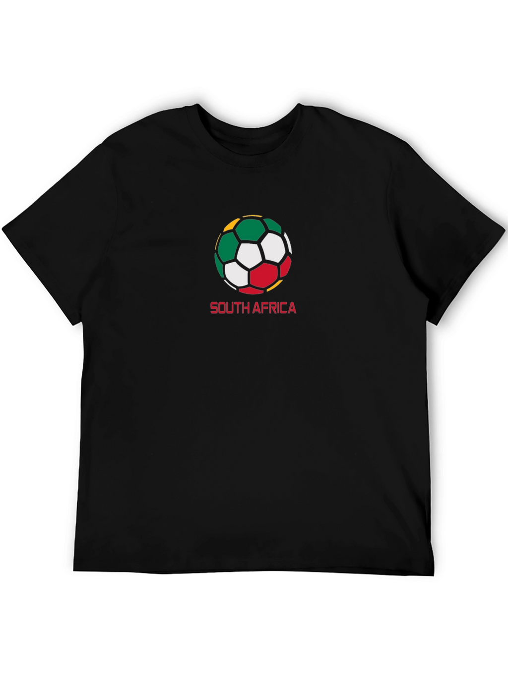 South Africa Soccer Ball Graphic Tee - Black