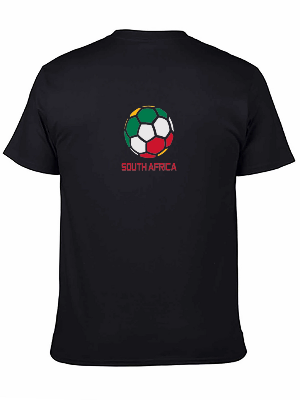 South Africa Soccer Ball Graphic Tee - Black