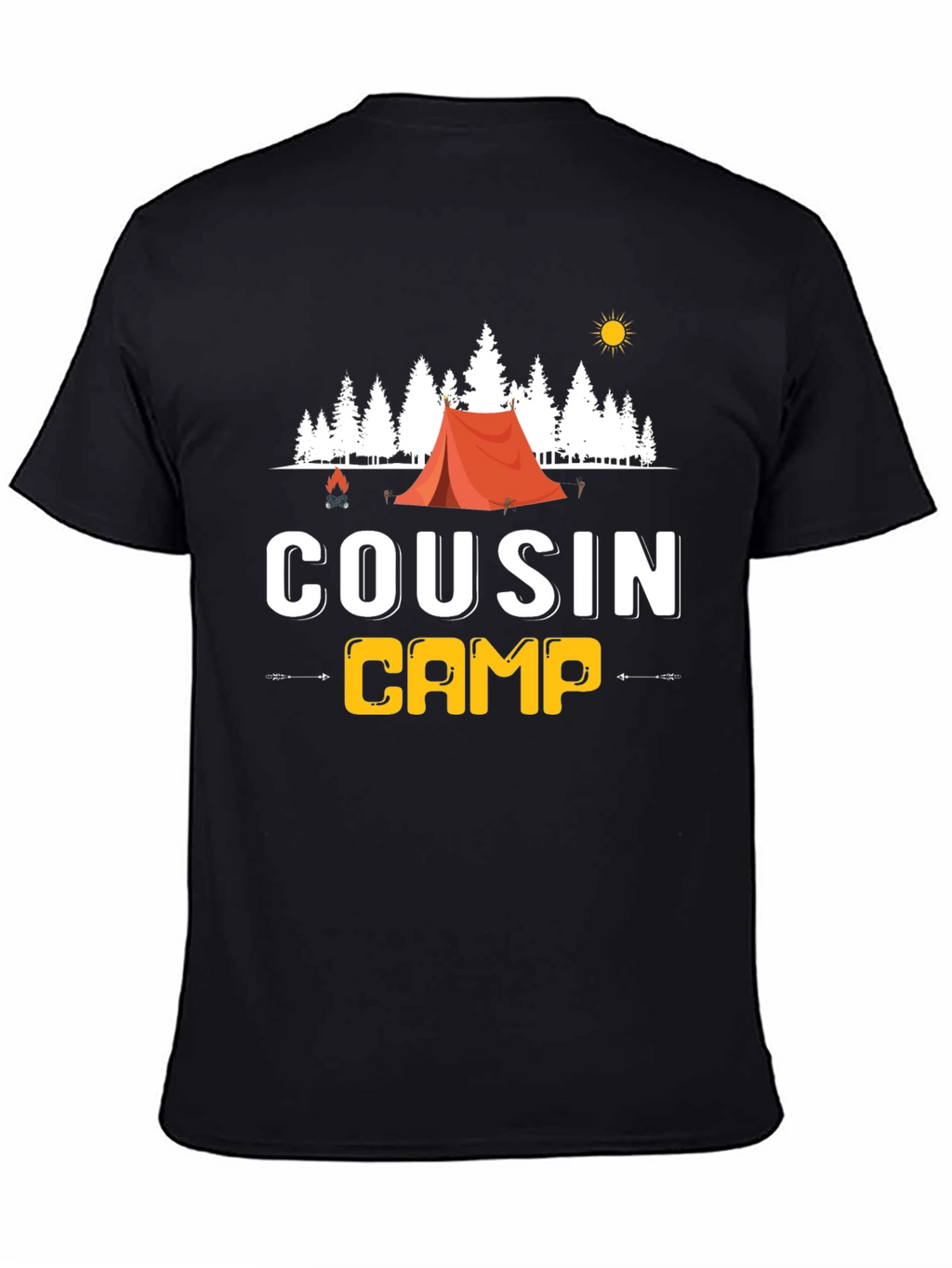 Cousin Camp T-Shirt Camping Trip Tee