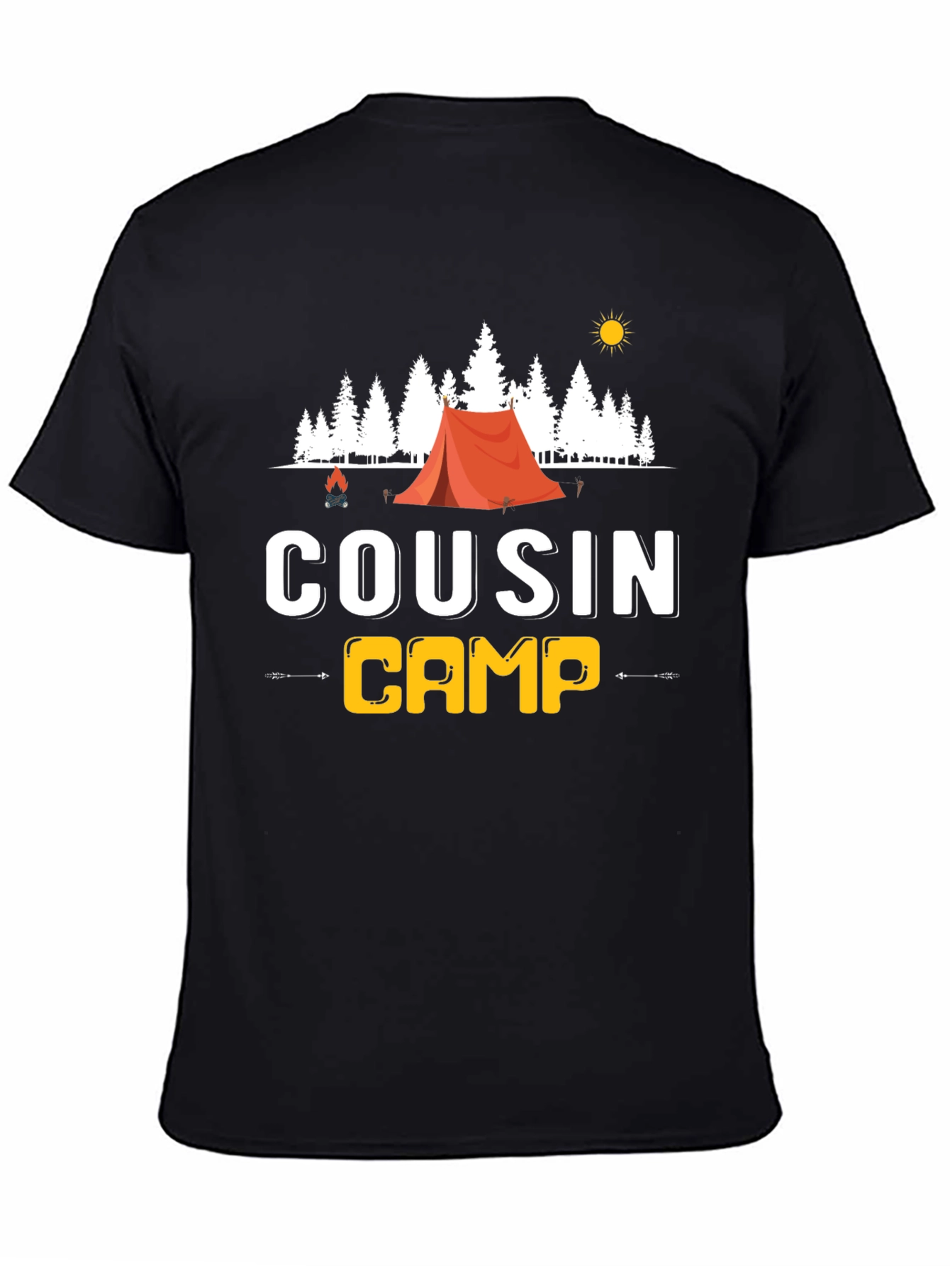 Cousin Camp T-Shirt Camping Trip Tee