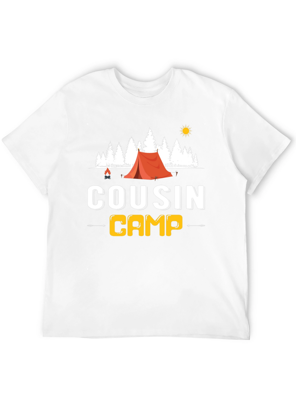Cousin Camp T-Shirt Camping Trip Tee