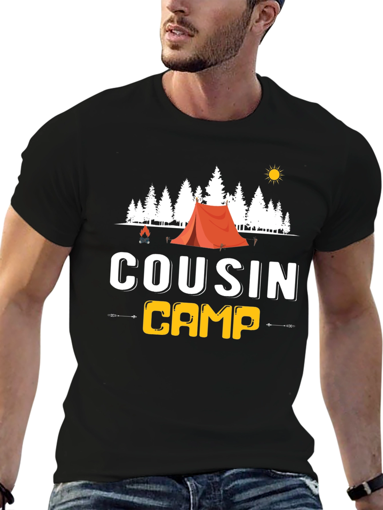 Cousin Camp T-Shirt Camping Trip Tee