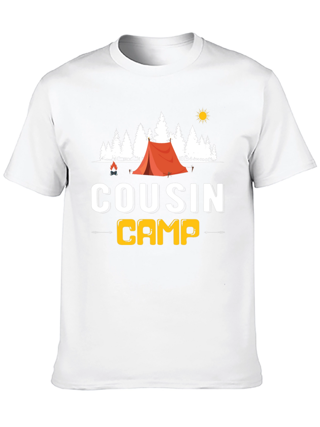 Cousin Camp T-Shirt Camping Trip Tee