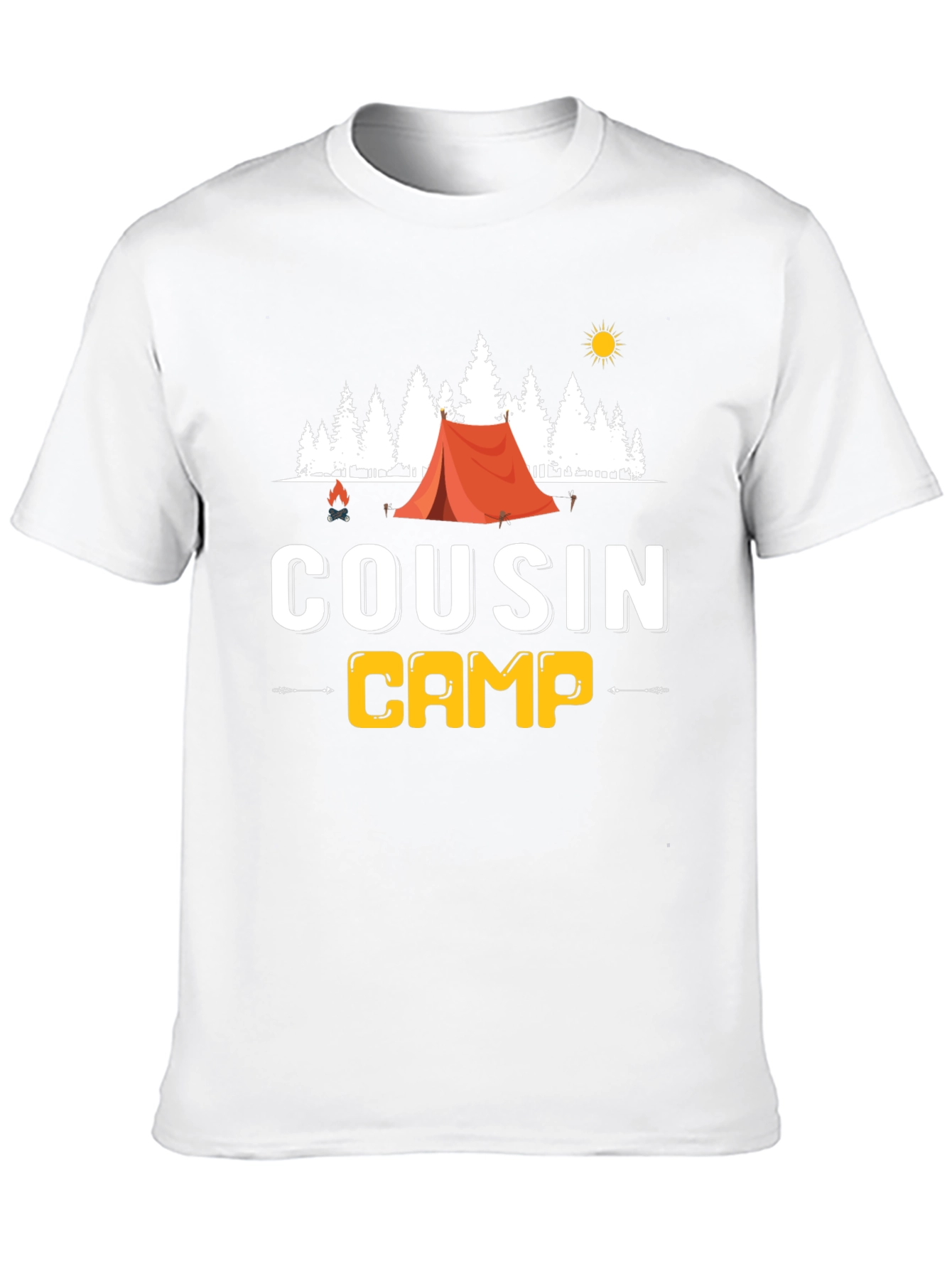 Cousin Camp T-Shirt Camping Trip Tee