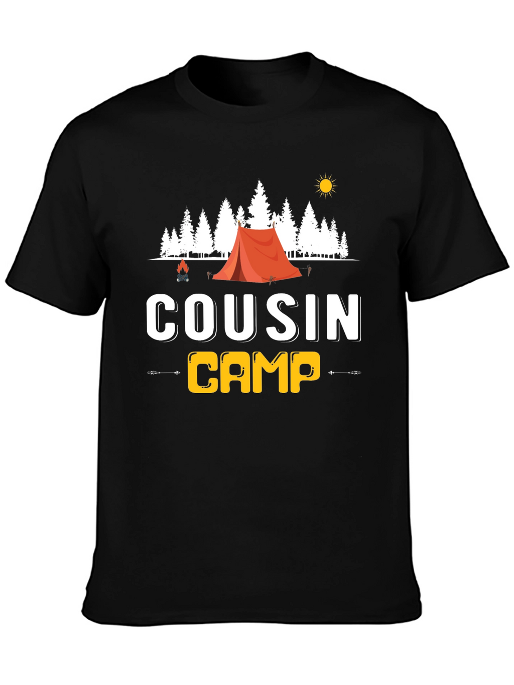 Cousin Camp T-Shirt Camping Trip Tee