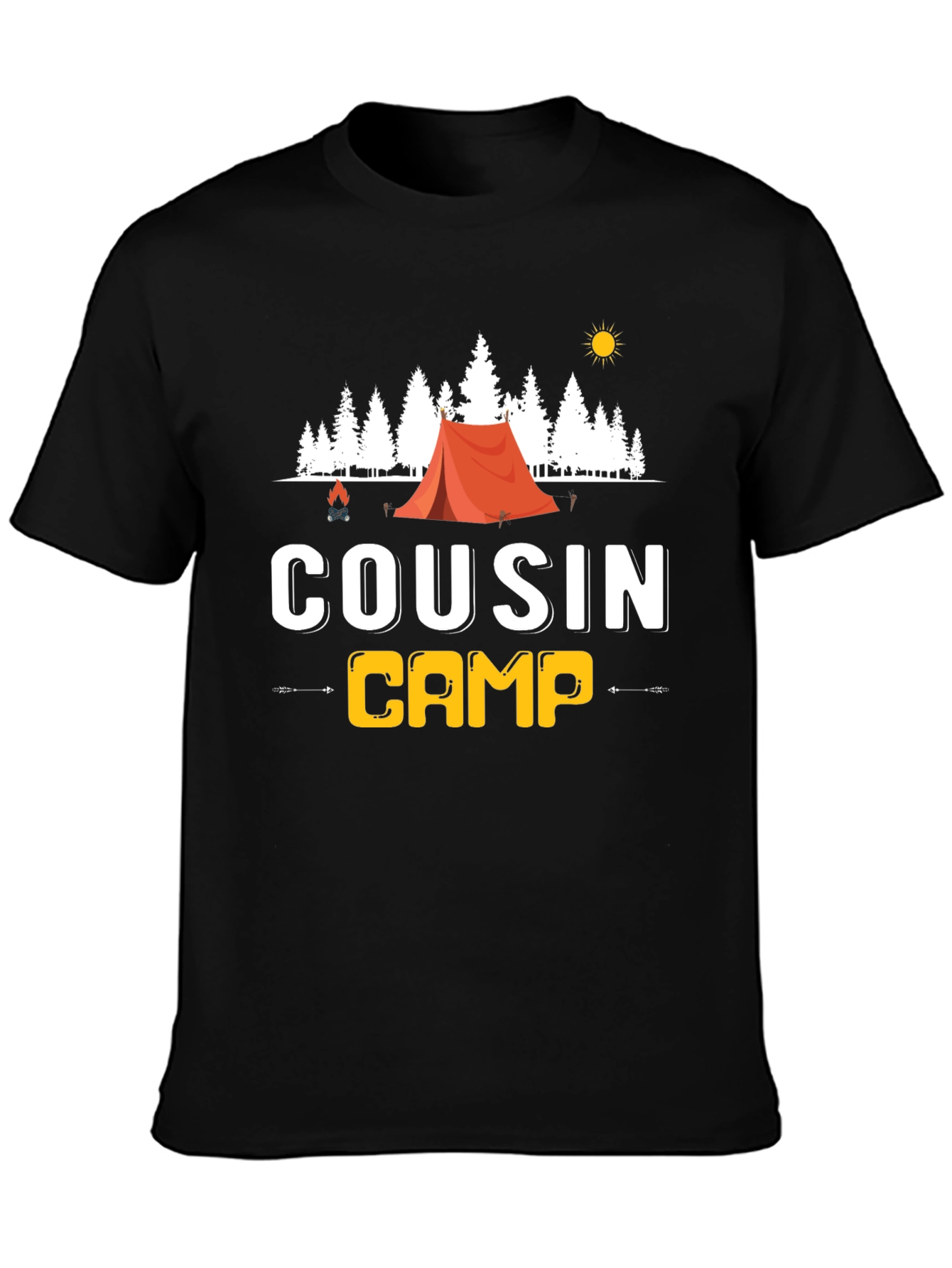 Cousin Camp T-Shirt Camping Trip Tee