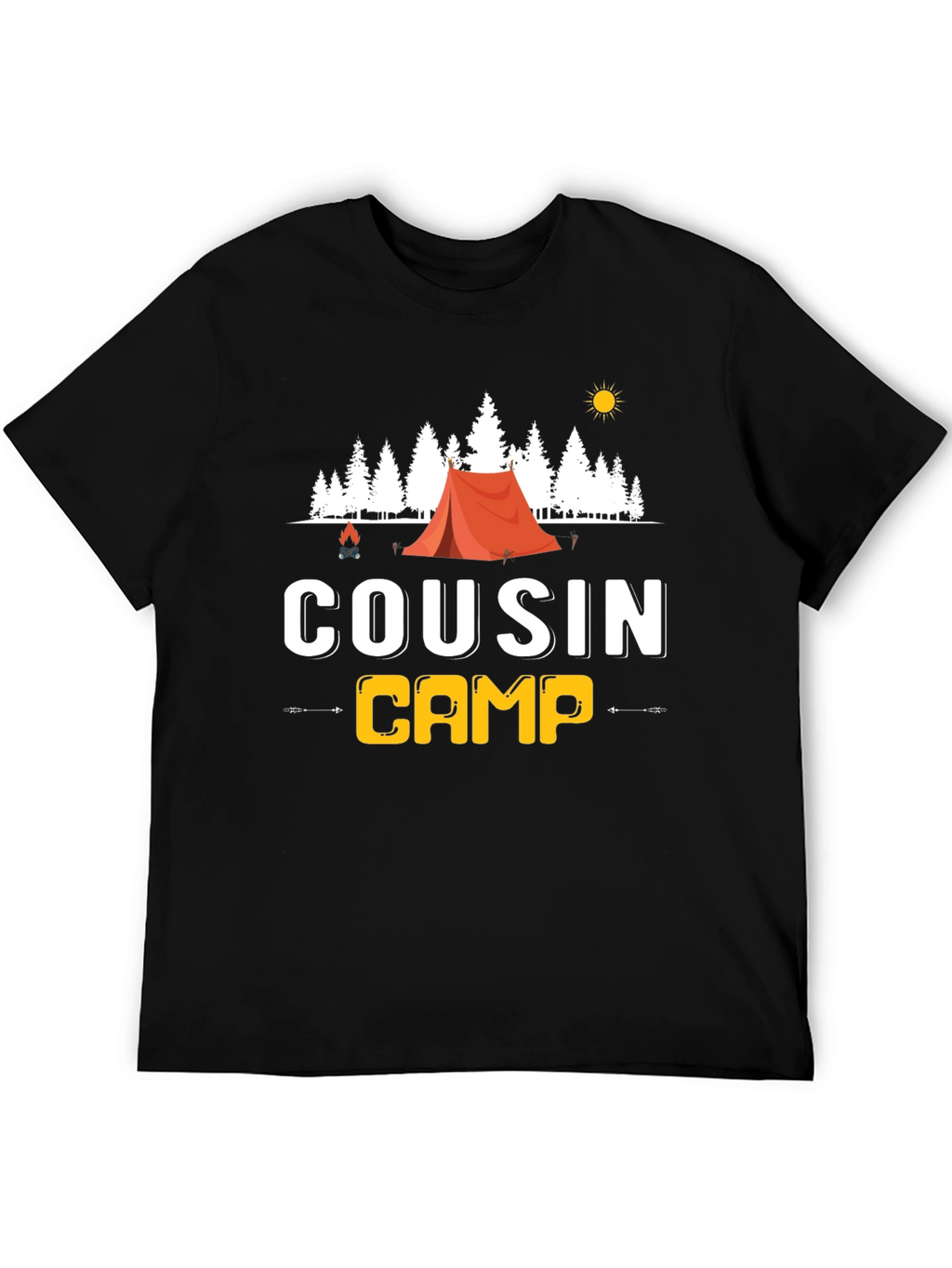 Cousin Camp T-Shirt Camping Trip Tee