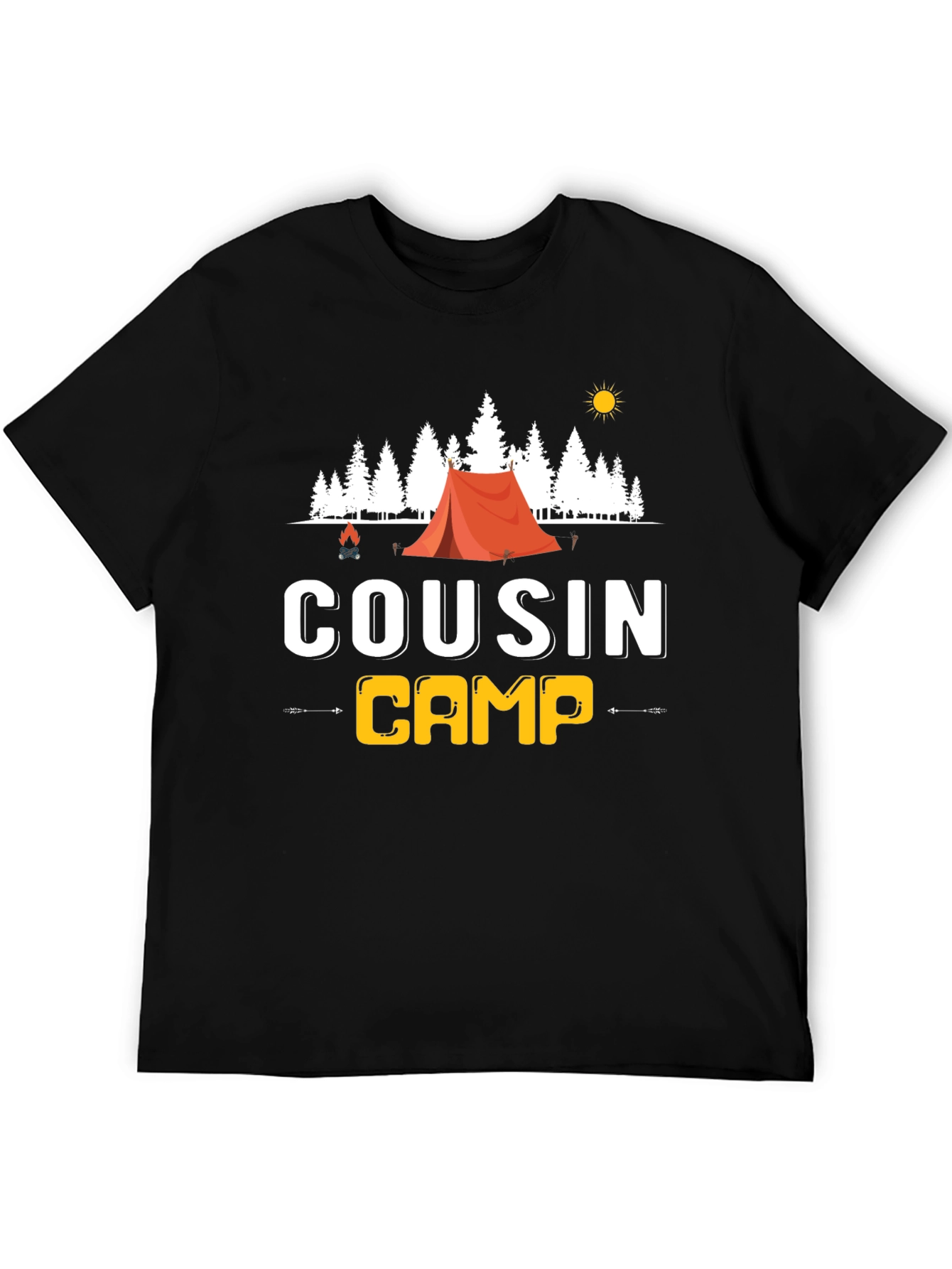Cousin Camp T-Shirt Camping Trip Tee