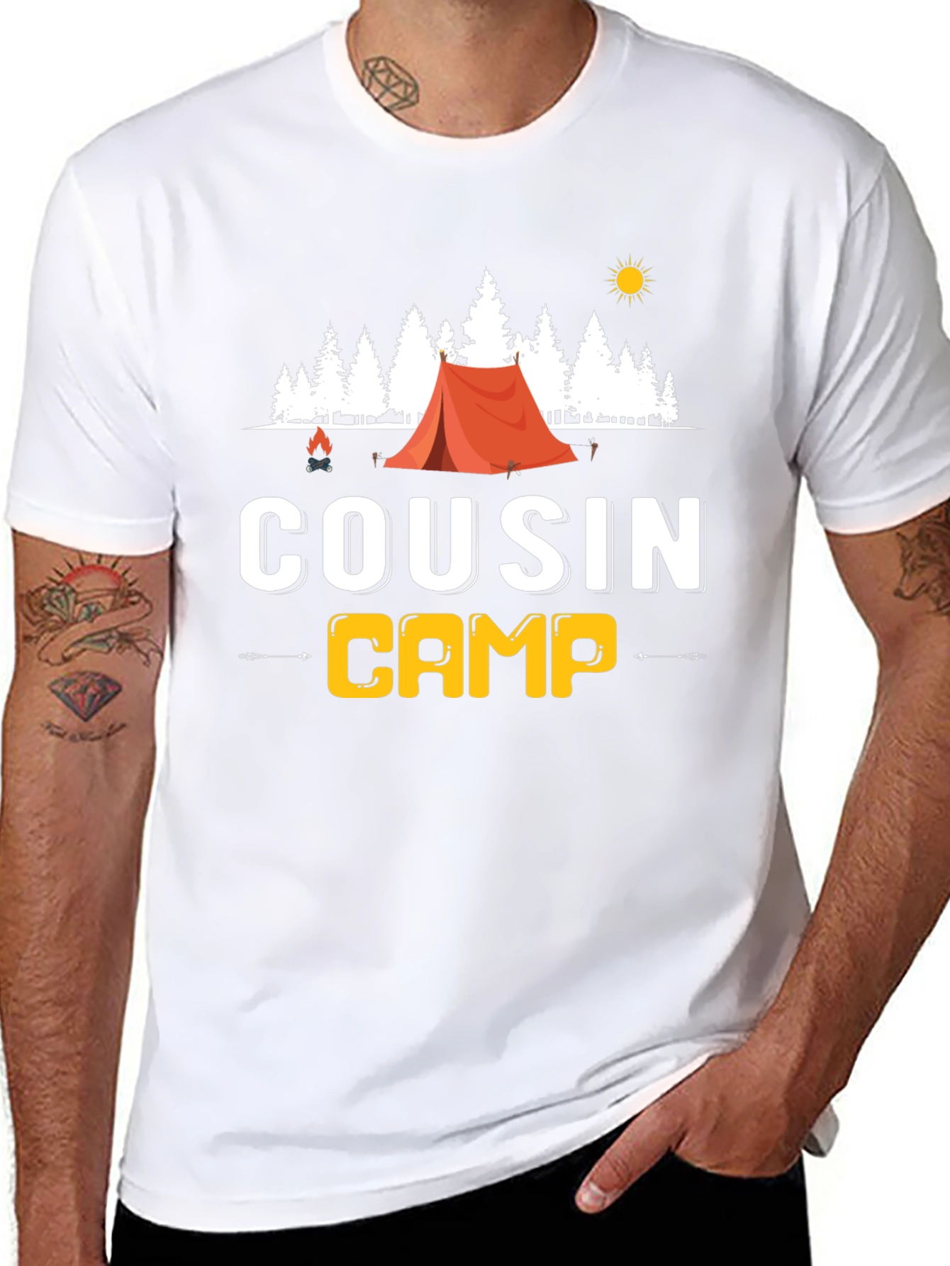 Cousin Camp T-Shirt Camping Trip Tee