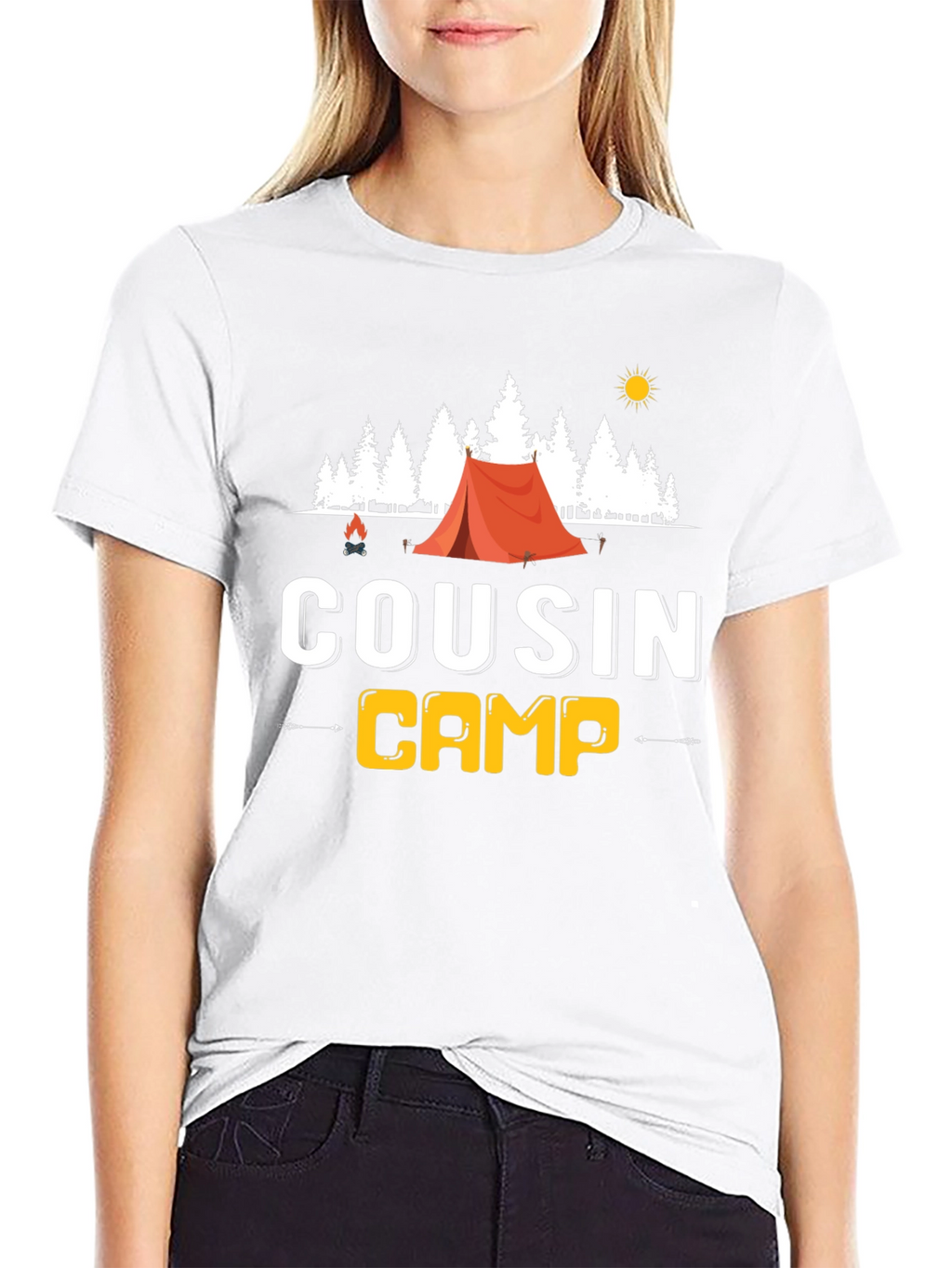 Cousin Camp T-Shirt Camping Trip Tee