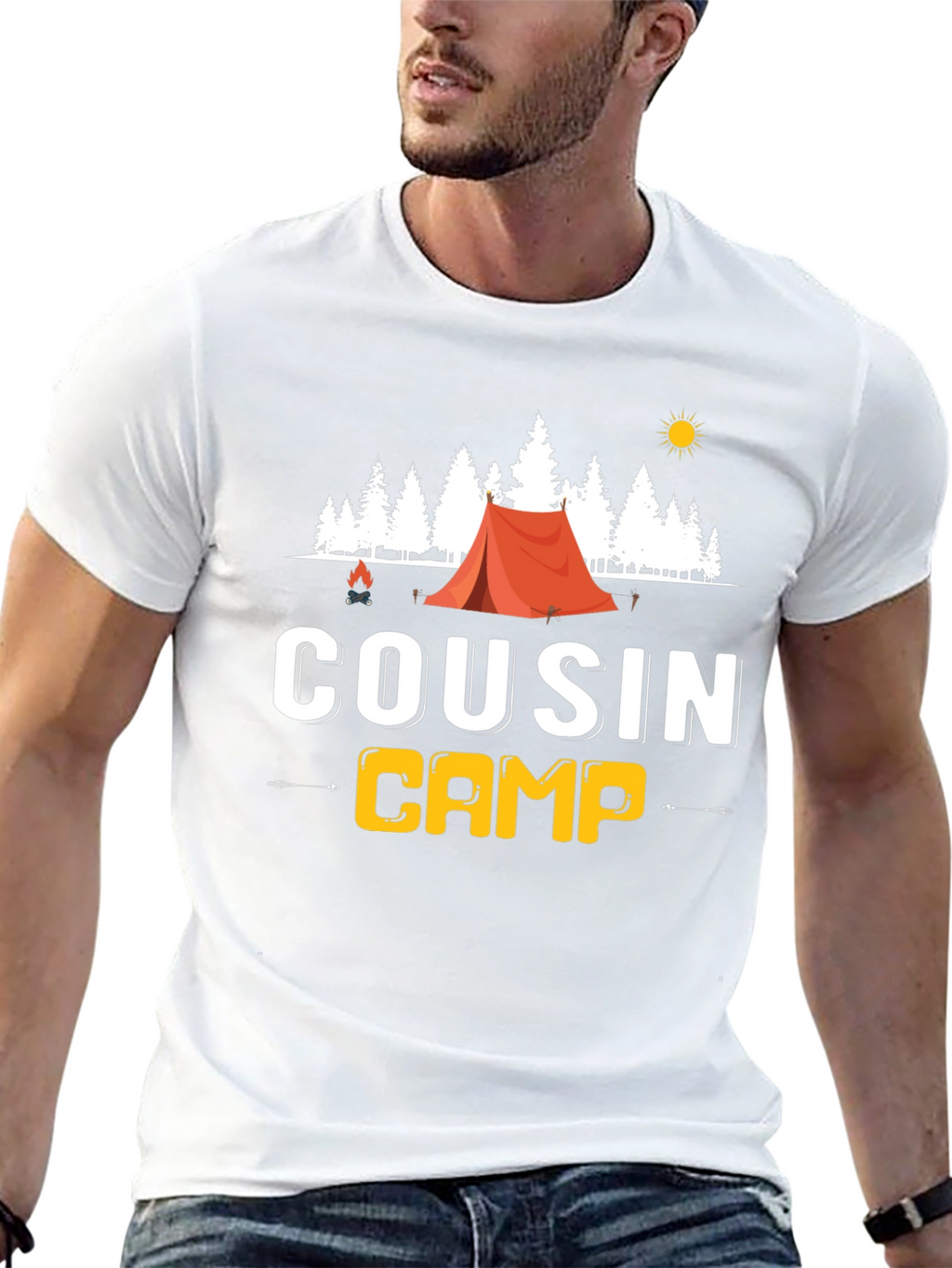 Cousin Camp T-Shirt Camping Trip Tee