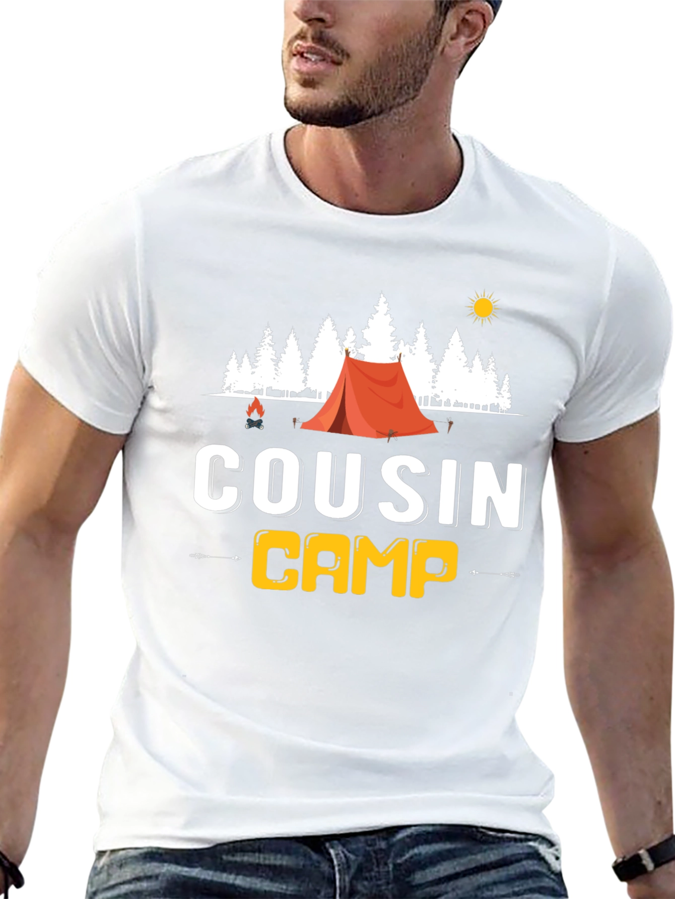 Cousin Camp T-Shirt Camping Trip Tee