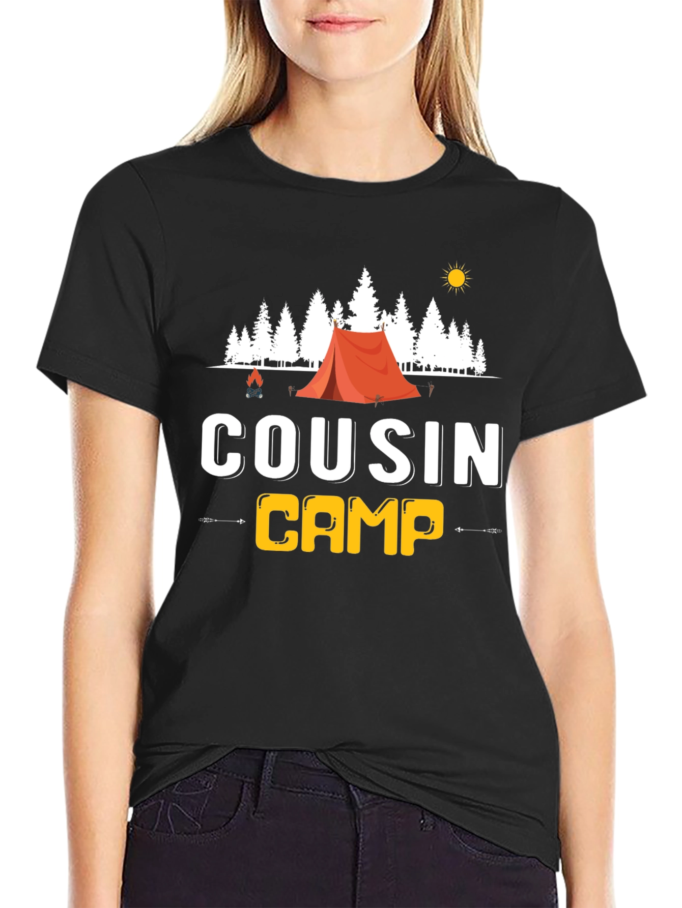 Cousin Camp T-Shirt Camping Trip Tee