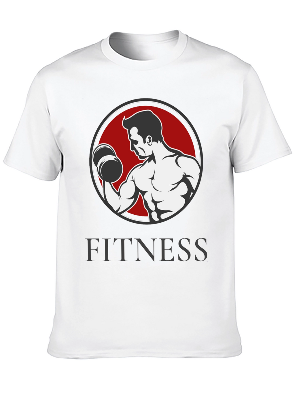 Fitness Graphic T-Shirt - Bodybuilder Design