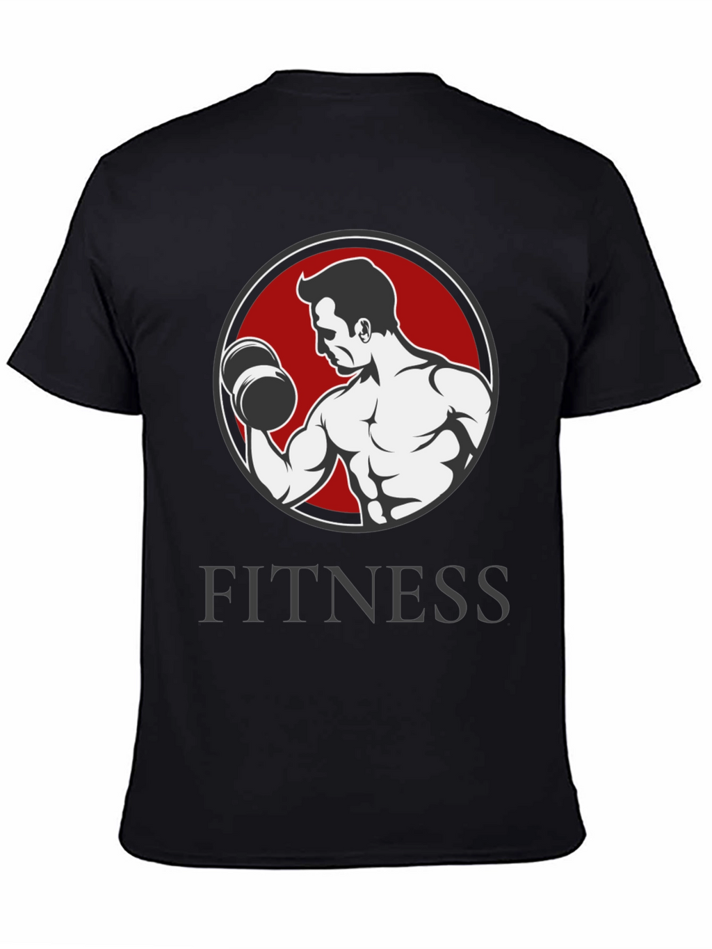 Fitness Graphic T-Shirt - Bodybuilder Design