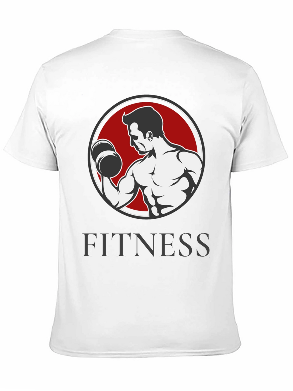 Fitness Graphic T-Shirt - Bodybuilder Design