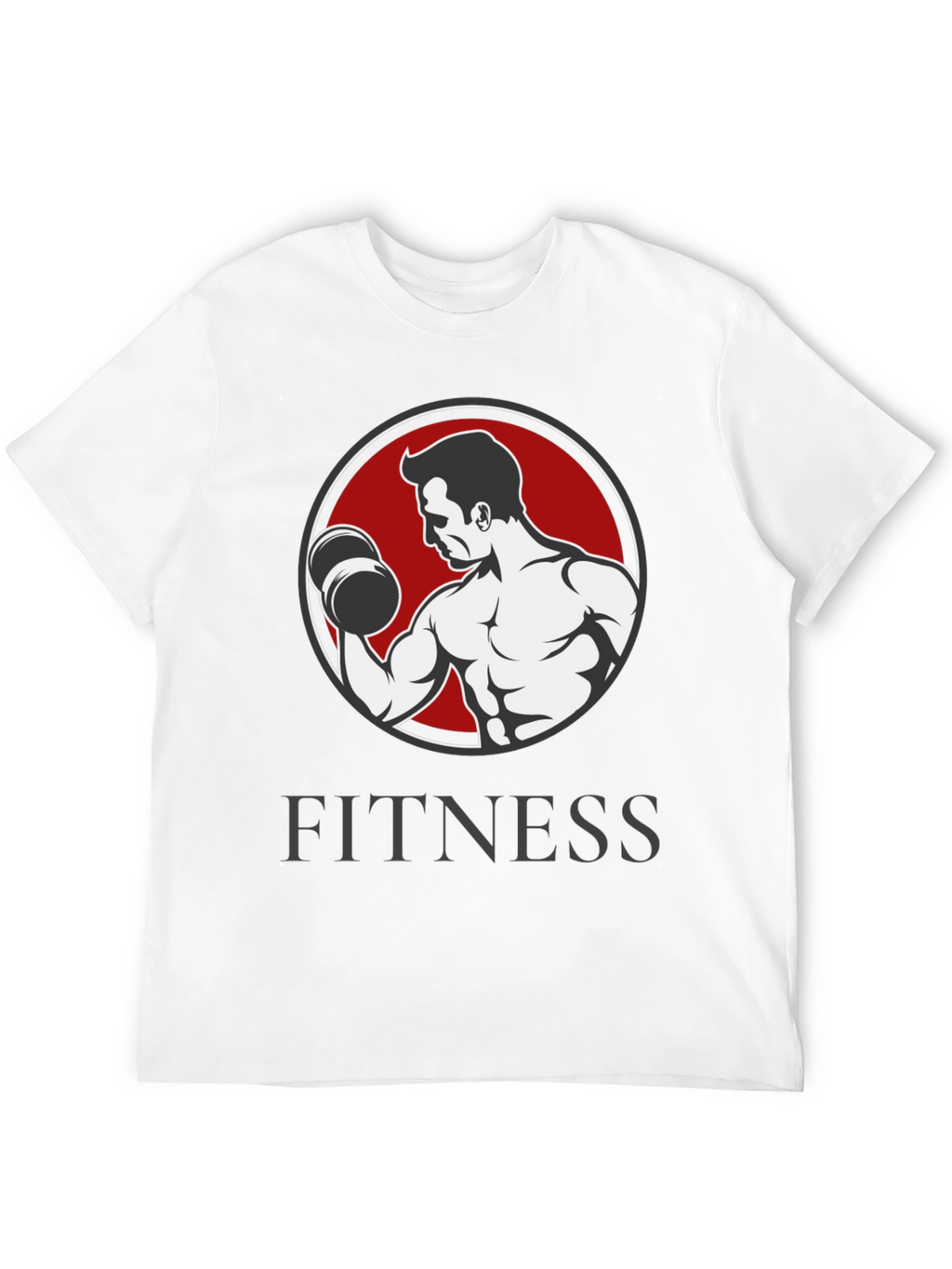 Fitness Graphic T-Shirt - Bodybuilder Design