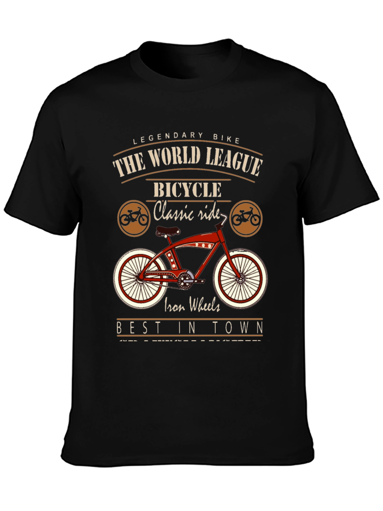 Vintage Bicycle T-Shirt -  Classic Rides & Iron Wheels