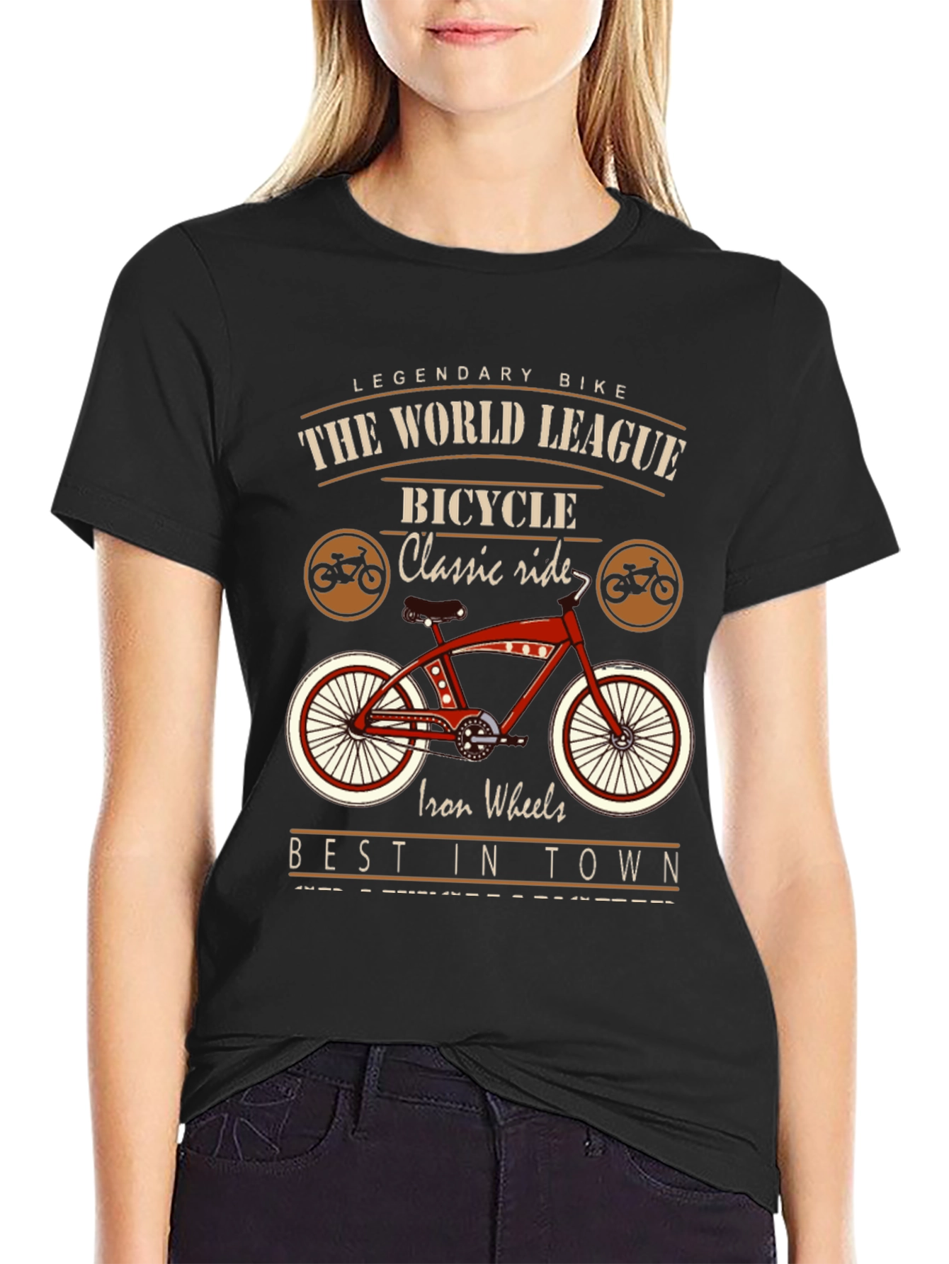 Vintage Bicycle T-Shirt -  Classic Rides & Iron Wheels