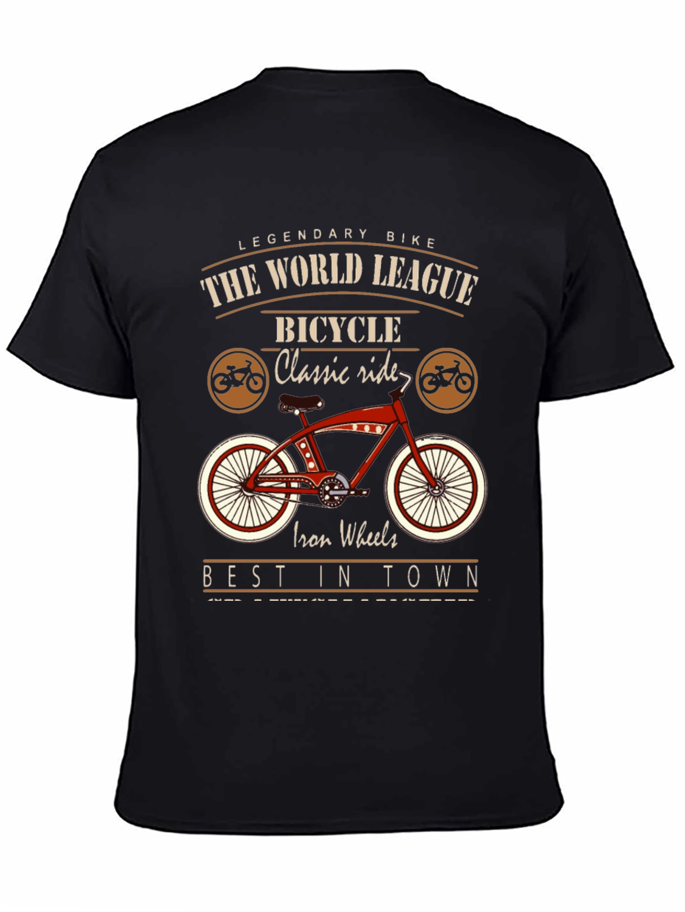 Vintage Bicycle T-Shirt -  Classic Rides & Iron Wheels
