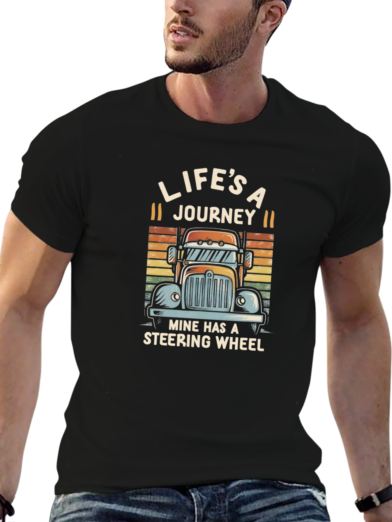Trucker Lifes A Journey T-Shirt